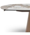 Table Repas LOLA Extensible Céramique Pandora Noyer Table Repas LOLA Extensible Céramique Pandora Noyer