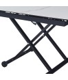 Table relevable MOOVIE extensible Arabescato Table relevable MOOVIE extensible Arabescato