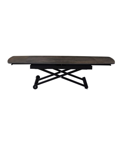 Table relevable MOOVIE extensible Acier Corten