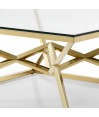 Table basse LOUXOR Dorée Hollywood Regency