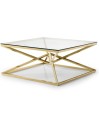 Table basse LOUXOR Dorée Hollywood Regency