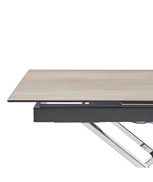 Table basse-Repas JUMPY relevable Wood clair