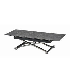 Table basse-Repas JUMPY relevable  Acier Corten
