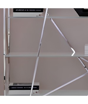 Bibliothèque KAGE verre Extra-blanc