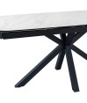 Table repas ELISA Arabescato extensible pour 12 personnes Table repas ELISA Arabescato extensible pour 12 personnes