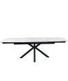 Table repas ELISA Arabescato extensible pour 12 personnes Table repas ELISA Arabescato extensible pour 12 personnes