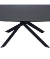 Table repas LIVIA extensible verre martelé pour 8-10 personnes