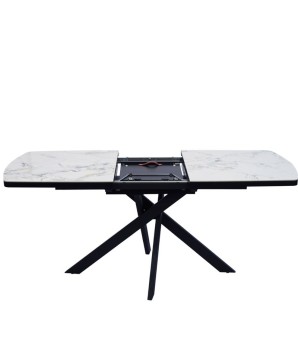 Table repas ELVIRA Jade blanche 6-8 personnes