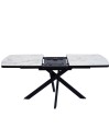 Table repas ELVIRA Jade blanche 6-8 personnes