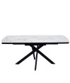 Table repas ELVIRA Jade blanche 6-8 personnes