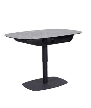 Table relevable UPPY céramique métal gris anthracite fonctionnel