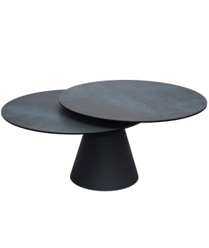 Table basse ANTIGUA 2 plateaux pivotants
