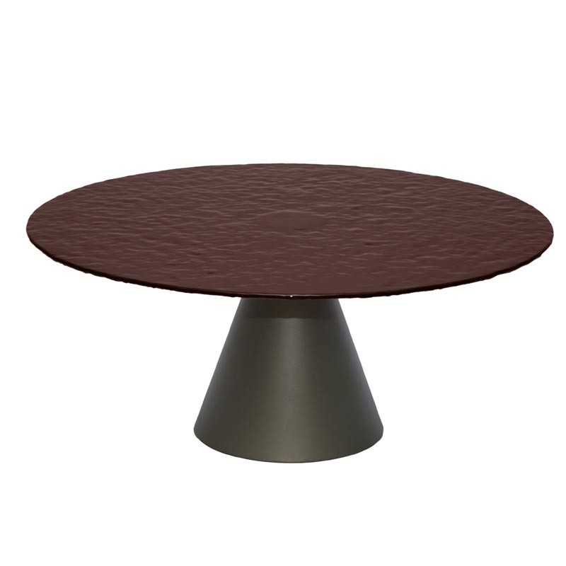Table basse NICE verre martelé - Grand modèle Table basse NICE verre martelé - Grand modèle