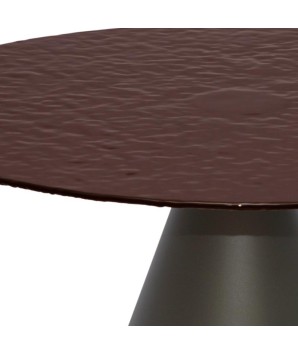 Table basse NICE verre martelé - Grand modèle