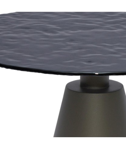 Table basse NICE verre martelé  - Petit modèle