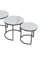 Table gigogne TRIO Arabescato - Petit modèle Table gigogne TRIO Arabescato - Petit modèle