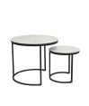 Tables gigognes TRIO Cold Jade (set de 3 tables) Tables gigognes TRIO Cold Jade (set de 3 tables)