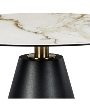 Table basse ronde ISOLA Golden Stone