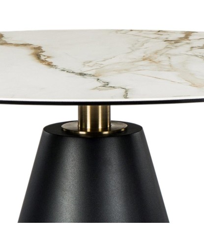 Table basse ronde ISOLA Golden Stone