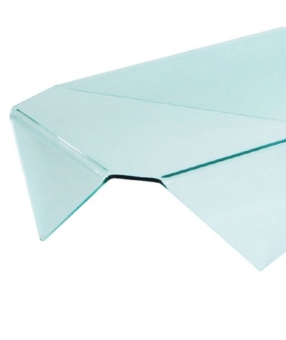 Table basse EASY rectanglulaire verre incolore