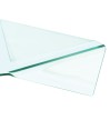 Table basse EASY carrée verre incolore Table basse EASY carrée verre incolore