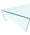 Table basse EASY carrée verre incolore Table basse EASY carrée verre incolore