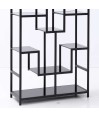 Étagère ATLAS BLACK DOUBLE Design Géométrique Étagère ATLAS BLACK DOUBLE Design Géométrique