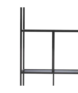 Etagère VISTA Grand modèle détail verre fume design industriel esprit loft