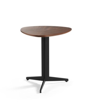 coin canapé industriel triangulaire OSLO bois céramique pied noir