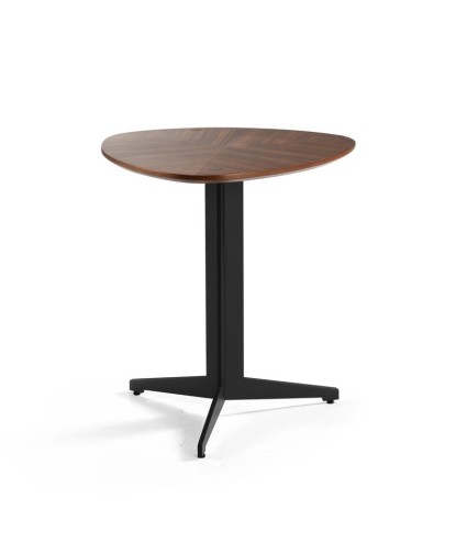 coin canapé industriel triangulaire OSLO bois céramique pied noir