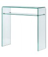 Console design en verre incolore ECO 2