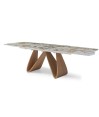 Table repas WENDY Golden stone extensible 12 personnes Table repas WENDY Golden stone extensible 12 personnes