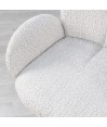 Lot de 2 chaises pivotantes moderne EMILIA tissu beige Lot de 2 chaises pivotantes moderne EMILIA tissu beige