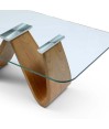 Table basse WENDY Noyer Design Modernisme Organique Table basse WENDY Noyer Design Modernisme Organique