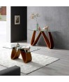 Table basse WENDY Noyer Design Modernisme Organique Table basse WENDY Noyer Design Modernisme Organique