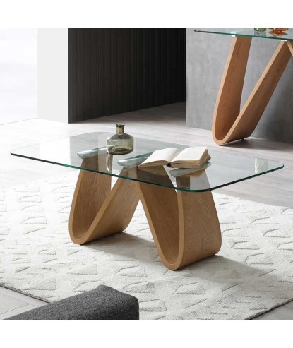 Table basse WENDY Hêtre Design Modernisme Organique