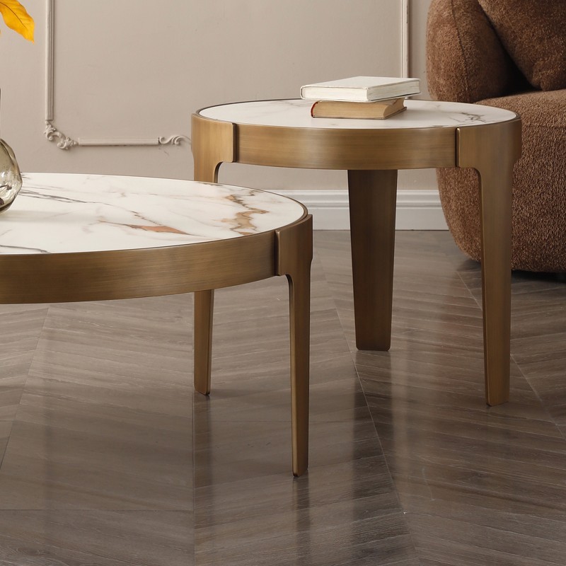 Coin canapé MAELYS Bronze Design glamour subtil Coin canapé MAELYS Bronze Design glamour subtil