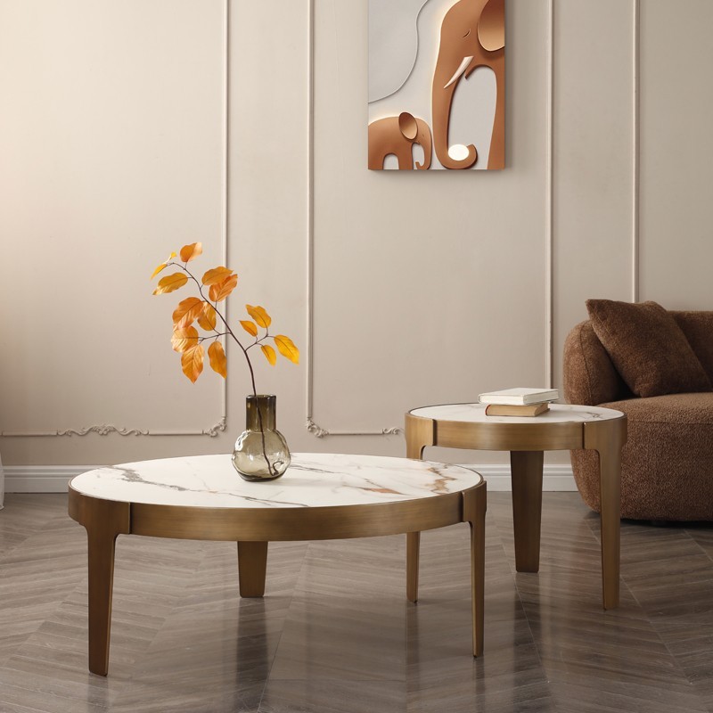 Table basse MAELYS Bronze Design glamour subtil Table basse MAELYS Bronze Design glamour subtil