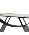Console JEANNE Design sculptural céramique Arabescato Console JEANNE Design sculptural céramique Arabescato