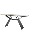 Console JEANNE Design sculptural céramique Arabescato Console JEANNE Design sculptural céramique Arabescato