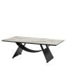 Table basse JEANNE Design sculptural céramique Arabescato Table basse JEANNE Design sculptural céramique Arabescato