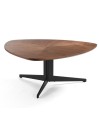 Table basse triangulaire OSLO effet Noyer Table basse triangulaire OSLO effet Noyer