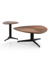 Table basse triangulaire OSLO effet Noyer Table basse triangulaire OSLO effet Noyer