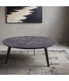Grande Table basse ronde PASEO plateau verre design organique Grande Table basse ronde PASEO plateau verre design organique