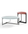 Table basse ronde MADRID plateau verre Table basse ronde MADRID plateau verre