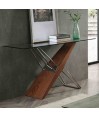 Console FELICIA Noyer Inox Design fusion