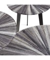 Table basse ronde RUMBA design organique Bois Grisé - Grand modèle Table basse ronde RUMBA design organique Bois Grisé - Grand modèle