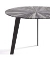 Table basse ronde RUMBA design organique Bois Grisé – Petit modèle Table basse ronde RUMBA design organique Bois Grisé – Petit modèle