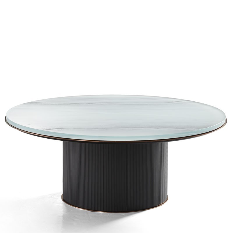 Table basse contemporaine ronde ARENA Jade Table basse contemporaine ronde ARENA Jade