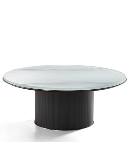 Table basse contemporaine ronde ARENA Jade